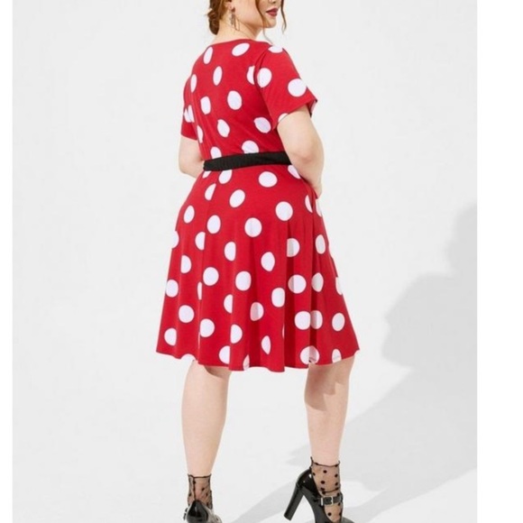 TORTID NWT Disney Minnie Mouse Mini Dress Halloween - Picture 3 of 5